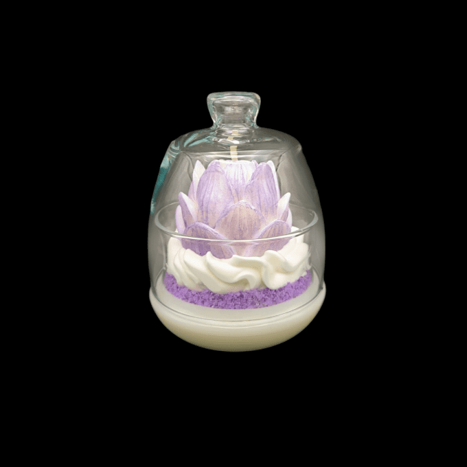 Bougie gourmande parfum Lotus enchanté