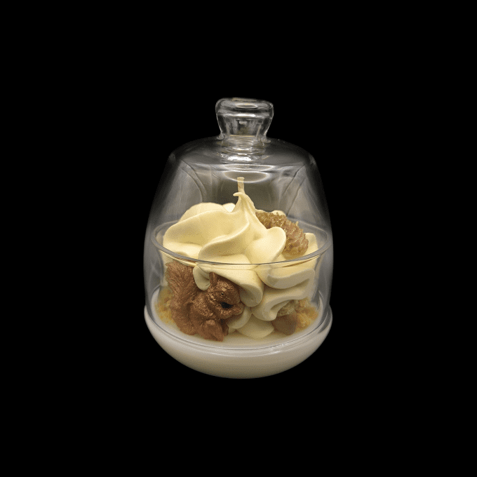 Bougie gourmande parfum Fruits à coque