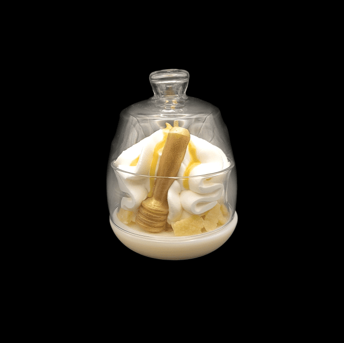 Bougie gourmande parfum Céréales au miel