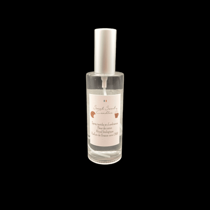 Spray textile / d'ambiance parfum fleur de coton