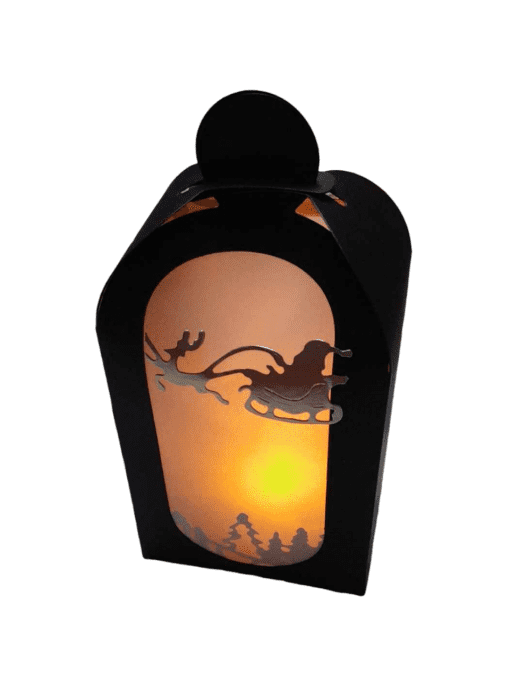 Lanterne 5 fondants "Joyeux Noël"
