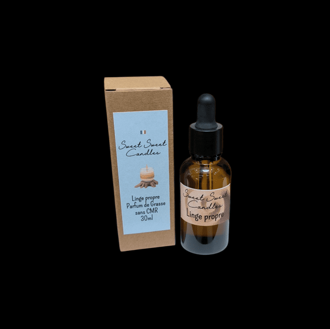 Parfum Linge propre pour sable de bougie 