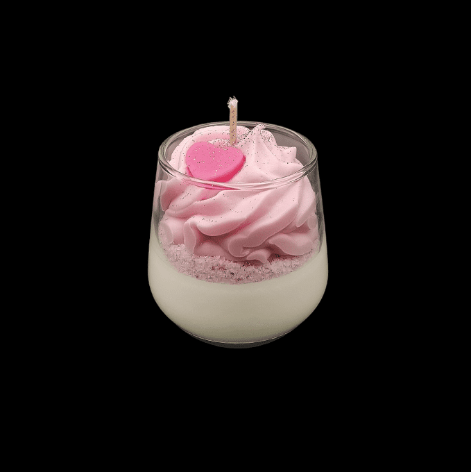 Bougie gourmande XS parfum Pink romance